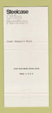 Matchbook Cover - Steelcase Office Furniture Cheyenne WY 30 Strike