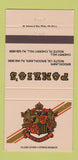 Matchbook Cover - Ponzio's Cherry Hill Brooklawn NJ 30 Strike