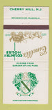 Matchbook Cover - Cinelli's Country House Cherry Hill NJ 30 Strike