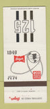 Matchbook Cover - Hagar Electronic Control 1974 St Louis MO Hinge 30 Strike