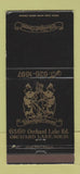 Matchbook Cover - Bloomfield Canopy Orchard Lake MI 30 Strike