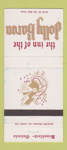 Matchbook Cover - Jolly Baron Brantford ON WEAR 30 Strike