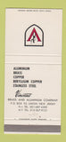 Matchbook Cover - Vincent Aluminum Metals Brass Union NJ 30 Strike