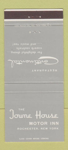 Matchbook Cover - Towne House Motor Inn Rochester NY 30 Strike