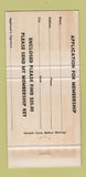 Matchbook Cover - Al Williams Sutherland Club Chicago IL 30 Strike
