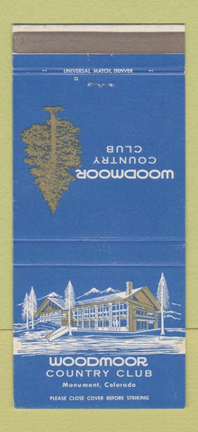 Matchbook Cover - Woodmoor Country Club Monument Colorado 30 Strike