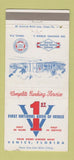 Matchbook Cover - First National Bank Venice FL WEAR 30 Strike