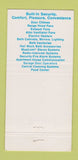 Matchbook Cover - NuTone Scovill Mills Lupton Supply Chattanooga TN 30 Strike