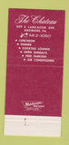Matchbook Cover - The Chateau Ardmore PA 30 Strike