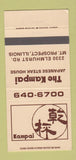 Matchbook Cover - Kampai Japanese Steak House Mount Prospect IL 30 Strike