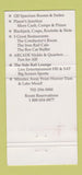 Matchbook Cover - Railroad Pass Hotel Casino Henderson NV 30 Strike