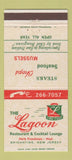 Matchbook Cover - The Lagoon Restaurant Brigantine NJ 30 Strike