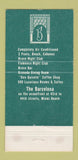 Matchbook Cover - Barcelona Hotel Miami Beach FL  30 Strike
