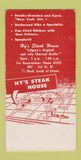 Matchbook Cover - Hy's Steak House Calgary AB 30 Strike