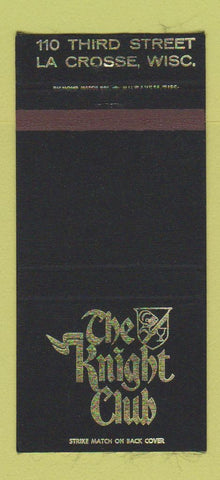 Matchbook Cover - The Knight Club La Crosse WI 30 Strike