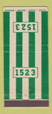 Matchbook Cover - 1523 Restaurant Philadelphia PA 30 Stick
