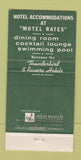 Matchbook Cover - Algiers Las Vegas NV 30 Strike