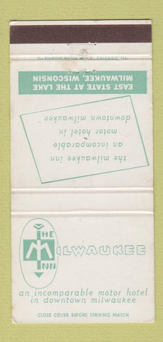 Matchbook Cover - Milwaukee Inn WI WEAR 30 Strike