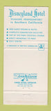 Matchbook Cover - Disneyland Hotel Anaheim CA 30 Strike