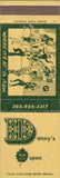 Matchbook Cover - Danny's Aspen CO
