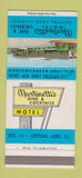 Matchbook Cover - Martinetti's Motel Restaurant Crystal Lake IL SAMPLE 30 Strike