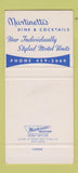 Matchbook Cover - Martinetti's Motel Restaurant Crystal Lake IL SAMPLE 30 Strike