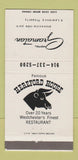 Matchbook Cover - Hotel Gramatan Bronxville NY Hereford House 30 Strike