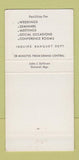 Matchbook Cover - Hotel Gramatan Bronxville NY Hereford House 30 Strike