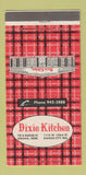 Matchbook Cover - Dixie Kitchen Omaha NE Kansas City MO 30 Strike