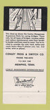 Matchbook Cover - Conley Sliding Joint Rails Memphis TN vintage train 30 Strike