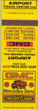 Matchbook Cover - GMC Mercedes Benz Freight Trucks Hartford CT