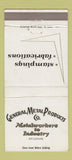 Matchbook Cover - General Metal Products St Louis MO 30 Strike