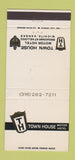 Matchbook Cover - Town House Motor Hotel Wichita KS 30 Strike