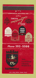 Matchbook Cover - New Tower Hotel Courts Omaha NE WEAR 30 Strike