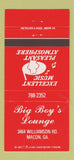Matchbook Cover - Big Boy's Lounge Macon GA #1 30 Strike