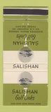 Matchbook Cover - Salishan Golf Links Gleneden Beach OR  WEAR 30 Strike