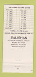 Matchbook Cover - Salishan Golf Links Gleneden Beach OR  WEAR 30 Strike
