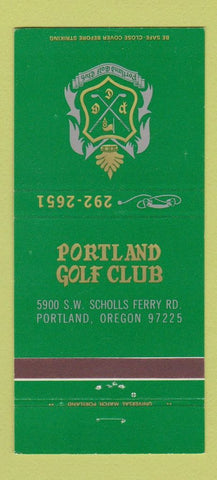 Matchbook Cover - Portland Golf Club Portland OR 30 Strike