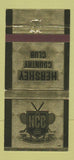 Matchbook Cover - Hershey Country Club PA 30 Strike