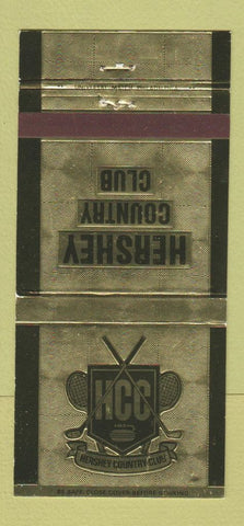 Matchbook Cover - Hershey Country Club PA 30 Strike