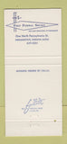 Matchbook Cover - New City 1st Federal Savings Indianapolis IN 30 Strike