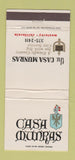 Matchbook Cover - Casa Munras Monterey CA 30 Strike