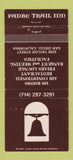 Matchbook Cover - Padre Trail Inn San Diego CA 30 Strike