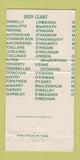 Matchbook Cover - Duffy's Shamrock Denver Colorado MISCUT WEAR 30 Strike