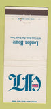Matchbook Cover - London House Fort Worth TX WEAR 30 Strike