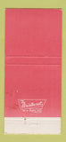 Matchbook Cover - London House Fort Worth TX WEAR 30 Strike