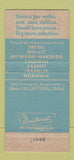 Matchbook Cover - Stone's Funeral Chesterhill OH Furniture 30 Strike