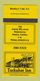 Matchbook Cover - Tuckahoe Inn Beesley's Point NJ 30 Strike