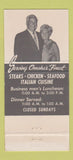 Matchbook Cover - Ross' Steak House Omaha NE Cleopatra Lounge 30 Strike