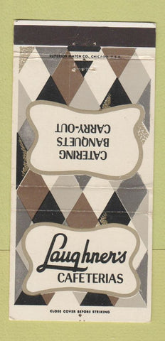 Matchbook Cover - Laughner's Cafeterias Chicago? 30 Strike